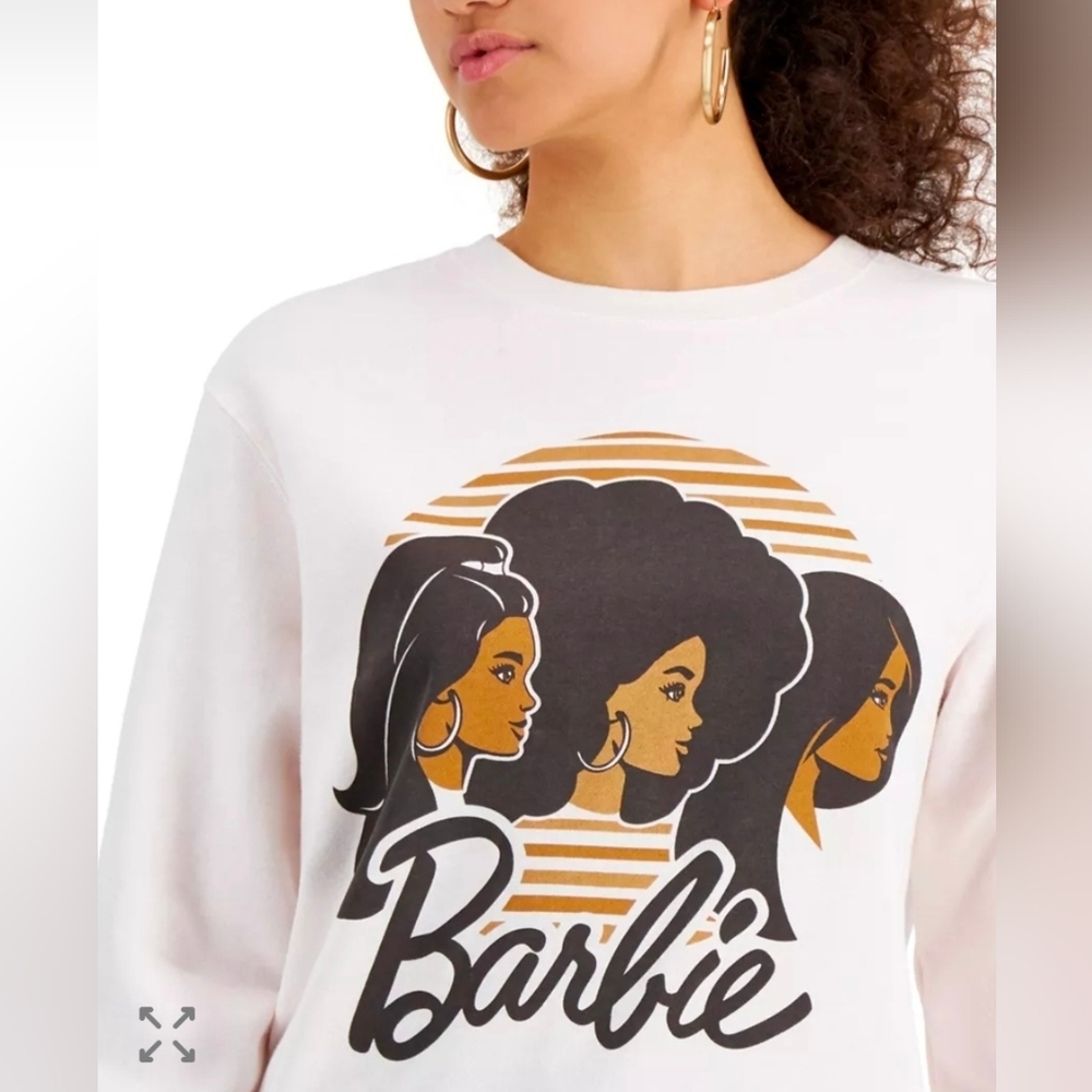 Barbie Women's Sweatshirt with Graphic Design